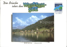 Weissensee Kaernten Alte Holzbruecke - Weissensee