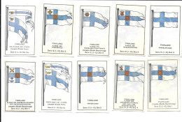 DD44 - VIGNETTES CIGARETTES MASSARY - DRAPEAUX - FINLANDE - Andere & Zonder Classificatie