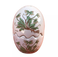 Salière / Poivrière  Céramique Forme Oeuf  Décor Couslip (primevère) - Otros & Sin Clasificación