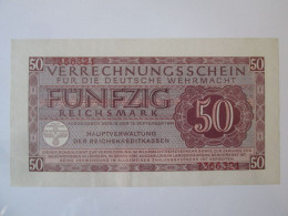 Germany 50 Reichsmark 1944 UNC Banknote WWII Wehrmacht(German Armed Forces) - 50 Reichsmark