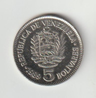 VENEZUELA  1989  5 BOLIVARES  BUEN ESTADO - Venezuela