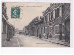 WORMHOUT: Rue De Ledinghem Et Postes - état - Wormhout