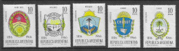 Argentina 1966 150th Anniversary Of Independence-Coat Of Arms & Maps MNH Set - Ongebruikt
