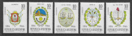 Argentina 1966 150th Anniversary Of Independence-Coat Of Arms & Maps MNH Set - Ongebruikt