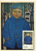X6156 Germany Ddr, Maximum Card 1967 Painting Of Harald Hakenbeck,Peter At The Zoo, Mi-1263 - Maximumkarten (MC)