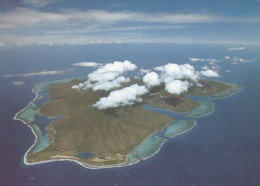 Moorea Island, From The Air, C1970s/80s Vintage Postcard - Französisch-Polynesien