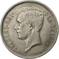 Belgique, 5 Francs, 5 Frank, 1931, Nickel, TTB, KM:97.1 - 5 Francs & 1 Belga
