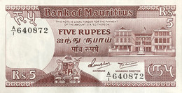 Mauritius 5 Rupees, P-34 (1985) - UNC - Mauritius