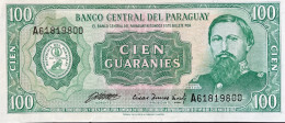 Paraguay 100 Guaranies, P-205 (1982) - UNC - Paraguay