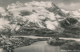 Vintage Postcard  With The Stamp Of Switzerland Post.1957 Bernina - Hospiz (2309 M) - Poschiavo