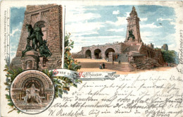 Gruss Kyffhäuser - Litho - Kyffhäuser