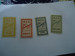 GREECE  4   MNH VIGNETTE VIGNETTES BRILLANT CIGARETTES - Andere & Zonder Classificatie