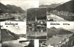 Weissensee Kaernten Panorama Teilansichten Kirche - Weissensee