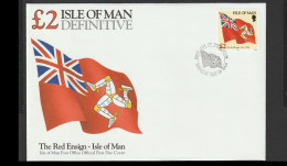 Isle Of Man FDC 1994 £2 The Red Ensign. Postal Weight Approx 40 Gramms. Please Read Sales Conditions Under Image Of Lot - Covers