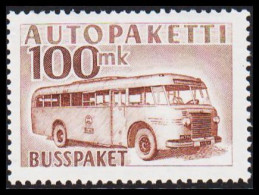 1952-1958. FINLAND. Bus. 100 Mk. Brown. Never Hinged.  (Michel 9) - JF556573 - Postbuspakete