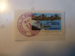 Timbre Hawaï Oblitération Honolulu Transpacific Airmail 1935 - Hawaï