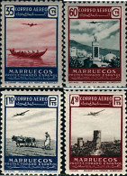 Delcampe - 750262 HINGED MARRUECOS ESPAÑOL 1953 MOTIVOS VARIOS - Spanisch-Marokko