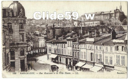Delcampe - BAR-LE-DUC - Rue Rousseau Et La Ville Haute - N° 106 (léger Pli Vertical Central) - Bar Le Duc