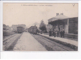 DUN-sur-AURON: La Gare, Vue Intérieure, Train, Wagon - Très Bon état - Dun-sur-Auron