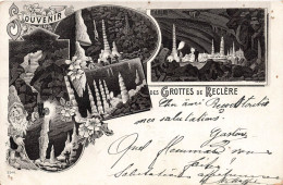 SUISSE - Grottes De Reclère - Souvenir - Formations Géologiques - Rocher - Animé - Carte Postale Ancienne - Porrentruy