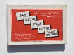 Jeu De 32 Cartes à Jouer - Années 50 Ou 60 - Brasserie Des Alliés - Marchienne-au-Pont / Manurec Jette Bière - 32 Kaarten