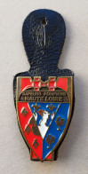 Insigne Pompier. Pucelle - Sapeurs Pompiers Haute-Loire. Avec Son Cuir. - Firemen