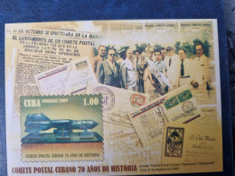 CUBA  NEUF  2009   HB  COHETE  POSTAL  CUBANO  //  PARFAIT  ETAT  //  1er  CHOIX  // - Ungebraucht