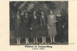 LUXEMBOURG - CARTE PHOTO - Chateau De Berg (Août 1929)  - Non Circulée  - L'état Très Bon! - Colmar – Berg