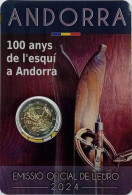 ANDORRA / ANDORRE 2 Euro 2024 - 100 Years Of Skiing In Andorra - Andorre