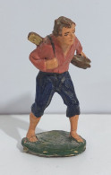 87356 Pastorello Presepe - Statuina In Cartapesta - Viandante - Kerstkribben