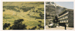 Tajikistan - Khorog - Hydroelectric Power Station Lenin,  Hotel Druzhba -  Printed 1985 - 21x9 Cm - Tagikistan