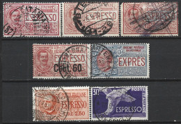 ITALY LOTTO ESPRESSI USATI VF - Express Mail