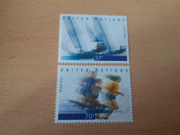 TIMBRES  NATIONS  UNIES  ( New-York  )  ANNEE  2005    N  964  /  965  COTE  3,40  EUROS  NEUFS** - Neufs