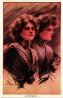 PC ARTIST SIGNED, PHILIP BOILEAU, ANTICIPATING, Vintage Postcard (b48616) - Boileau, Philip