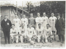 CP Jeux Olympiques De 1924, Equipe De Football Des USA, Rare, Neuve Non Voyagée - Olympische Spiele