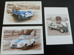 Les 24 Heures Du Mans Jaguar 3  Cartes - Le Mans
