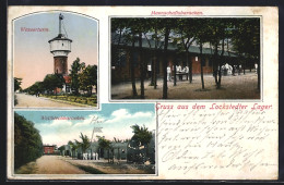 AK Hamburg-Lokstedt, Lockstedter Lager, Wasserturm, Mannschaftsbaracken, Wellblechbaracken - Lokstedt