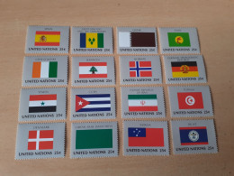 TIMBRES  NATIONS  UNIES  ( New-York  )  ANNEE  1988    N  521  A  536  COTE  30,40  EUROS  NEUFS** - Neufs
