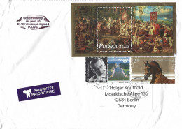 Poland 2024 Wroclaw Insurrection Painting MS Horse Lock Cover - Briefe U. Dokumente