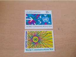 TIMBRES  NATIONS  UNIES  ( New-York  )  ANNEE  1983    N  383  /  384  COTE  2,40  EUROS  NEUFS** - Neufs