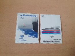 TIMBRES  NATIONS  UNIES  ( New-York  )  ANNEE  1983    N  385  /  386  COTE  2,70  EUROS  NEUFS** - Neufs