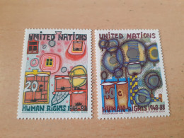 TIMBRES  NATIONS  UNIES  ( New-York  )  ANNEE  1983    N  406  /  407  COTE  6,40  EUROS  NEUFS** - Neufs