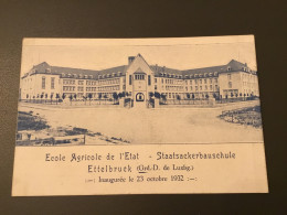 Luxembourg Luxemburg Carte Postale Ettelbruck Ecole Agricole Ackerbauschule 1932 - Ettelbruck