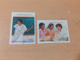 TIMBRES  NATIONS  UNIES  ( New-York  )  ANNEE  1988    N  517  /  518  COTE  3,40  EUROS  NEUFS** - Neufs
