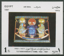 Ägypten 1997 Grabstätte Tut-ench-Amuns Block 66 Postfrisch (C41800) - Blocks & Sheetlets