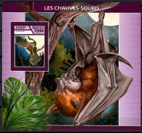 Chad 2017 Mi Block 722 MNH  (ZS5 CHDbl722(ols)) - Pipistrelli