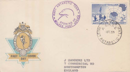 Australian Antarctic Territory Scott L4 Typewritten Address. - FDC