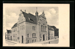 AK Zerbst, Kreishaus Mit Strasse - Zerbst