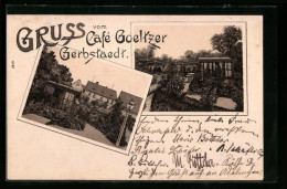 AK Gerbstedt, Cafe Goeltzer - Gerbstedt