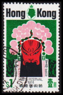 1974. HONG KONG. ARTS FESTIVAL CHINESE MASKS $ 1.  (Michel 290) - JF556657 - Oblitérés